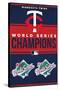 MLB Minnesota Twins - Champions 23-Trends International-Stretched Canvas