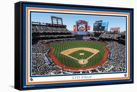 MLB New York Mets - Citi Field 22-Trends International-Framed Stretched Canvas