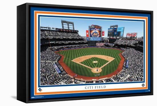 MLB New York Mets - Citi Field 22-Trends International-Framed Stretched Canvas
