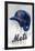 MLB New York Mets - Drip Helmet 22-Trends International-Framed Poster