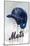 MLB New York Mets - Drip Helmet 22-Trends International-Mounted Poster