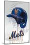 MLB New York Mets - Drip Helmet 22-Trends International-Mounted Poster