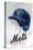 MLB New York Mets - Drip Helmet 22-Trends International-Stretched Canvas
