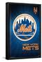 MLB New York Mets - Logo 16-Trends International-Framed Poster