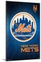MLB New York Mets - Logo 16-Trends International-Mounted Poster