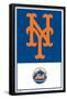 MLB New York Mets - Logo 22-Trends International-Framed Poster