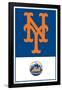 MLB New York Mets - Logo 22-Trends International-Framed Poster