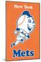 MLB New York Mets - Retro Logo 11-Trends International-Mounted Poster