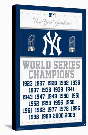 MLB New York Yankees - Champions 13-Trends International-Stretched Canvas