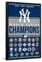 MLB New York Yankees - Champions 23-Trends International-Framed Poster