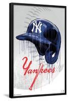 MLB New York Yankees - Drip Helmet 20-Trends International-Framed Poster