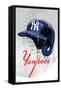 MLB New York Yankees - Drip Helmet 20-Trends International-Framed Stretched Canvas