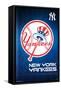 MLB New York Yankees - Logo 16-Trends International-Framed Stretched Canvas