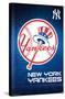 MLB New York Yankees - Logo 16-Trends International-Stretched Canvas