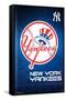 MLB New York Yankees - Logo 16-Trends International-Framed Stretched Canvas