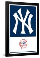 MLB New York Yankees - Logo 22-Trends International-Framed Poster
