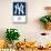 MLB New York Yankees - Logo 22-Trends International-Stretched Canvas displayed on a wall