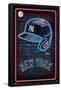 MLB New York Yankees - Neon Helmet 23-Trends International-Framed Poster