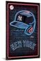 MLB New York Yankees - Neon Helmet 23-Trends International-Mounted Poster