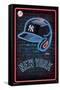 MLB New York Yankees - Neon Helmet 23-Trends International-Framed Stretched Canvas