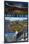 MLB New York Yankees - Stadium 16-Trends International-Mounted Poster