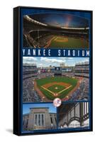MLB New York Yankees - Stadium 16-Trends International-Framed Stretched Canvas