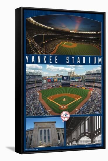 MLB New York Yankees - Stadium 16-Trends International-Framed Stretched Canvas