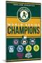 MLB Oakland Athletics - Champions 23-Trends International-Mounted Poster