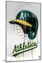 MLB Oakland Athletics - Drip Helmet 22-Trends International-Mounted Poster
