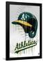 MLB Oakland Athletics - Drip Helmet 22-Trends International-Framed Poster