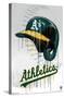 MLB Oakland Athletics - Drip Helmet 22-Trends International-Stretched Canvas