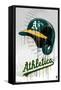 MLB Oakland Athletics - Drip Helmet 22-Trends International-Framed Stretched Canvas