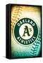 MLB Oakland Athletics - Logo 14-Trends International-Framed Stretched Canvas