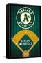 MLB Oakland Athletics - Logo 20-Trends International-Framed Stretched Canvas