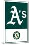 MLB Oakland Athletics - Logo 22-Trends International-Mounted Poster