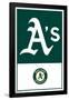 MLB Oakland Athletics - Logo 22-Trends International-Framed Poster