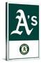 MLB Oakland Athletics - Logo 22-Trends International-Stretched Canvas