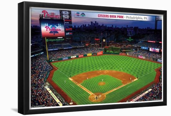 MLB Philadelphia Phillies - Citizens Bank Park 19-Trends International-Framed Poster