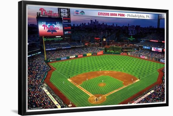 MLB Philadelphia Phillies - Citizens Bank Park 19-Trends International-Framed Poster