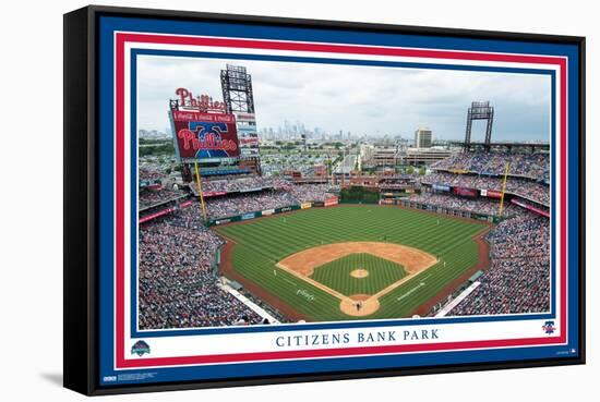 MLB Philadelphia Phillies - Citizens Bank Park 22-Trends International-Framed Stretched Canvas