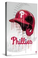 MLB Philadelphia Phillies - Drip Helmet 22-Trends International-Stretched Canvas