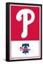MLB Philadelphia Phillies - Logo 22-Trends International-Framed Poster