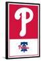 MLB Philadelphia Phillies - Logo 22-Trends International-Framed Poster