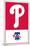 MLB Philadelphia Phillies - Logo 22-Trends International-Mounted Poster