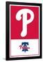 MLB Philadelphia Phillies - Logo 22-Trends International-Framed Poster