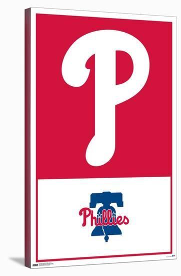 MLB Philadelphia Phillies - Logo 22-Trends International-Stretched Canvas