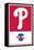 MLB Philadelphia Phillies - Logo 22-Trends International-Framed Stretched Canvas