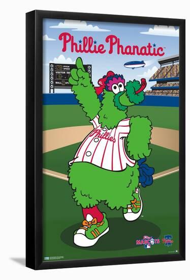 MLB Philadelphia Phillies - Phillie Phanatic-Trends International-Framed Poster