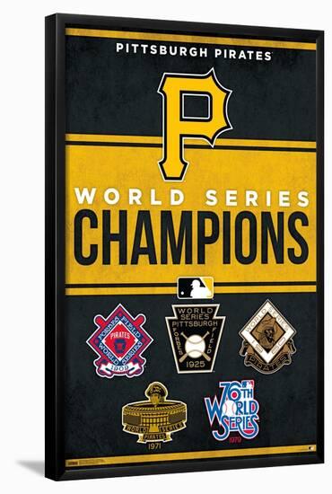 MLB Pittsburgh Pirates - Champions 23-Trends International-Framed Poster