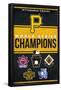 MLB Pittsburgh Pirates - Champions 23-Trends International-Framed Poster